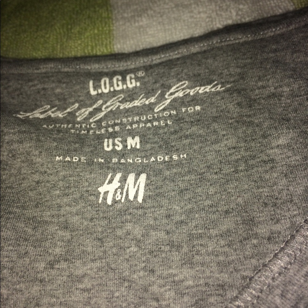 Gray V-Neck